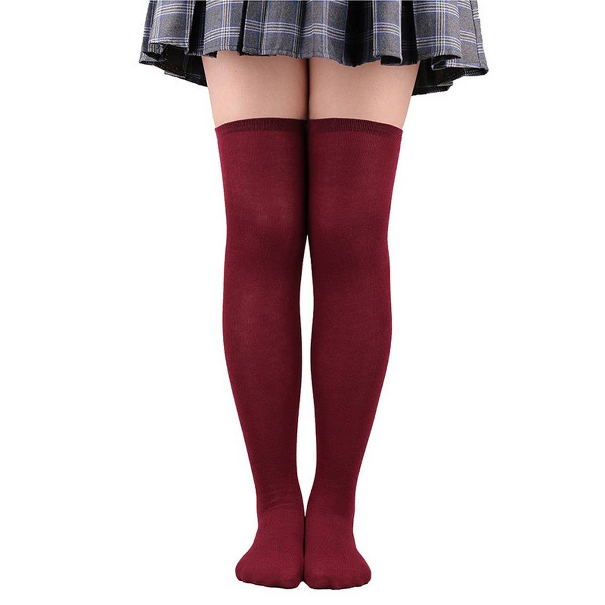 CWMM10088_WOMENKNEE-HIGH DANCE SOCKS COSPLAY