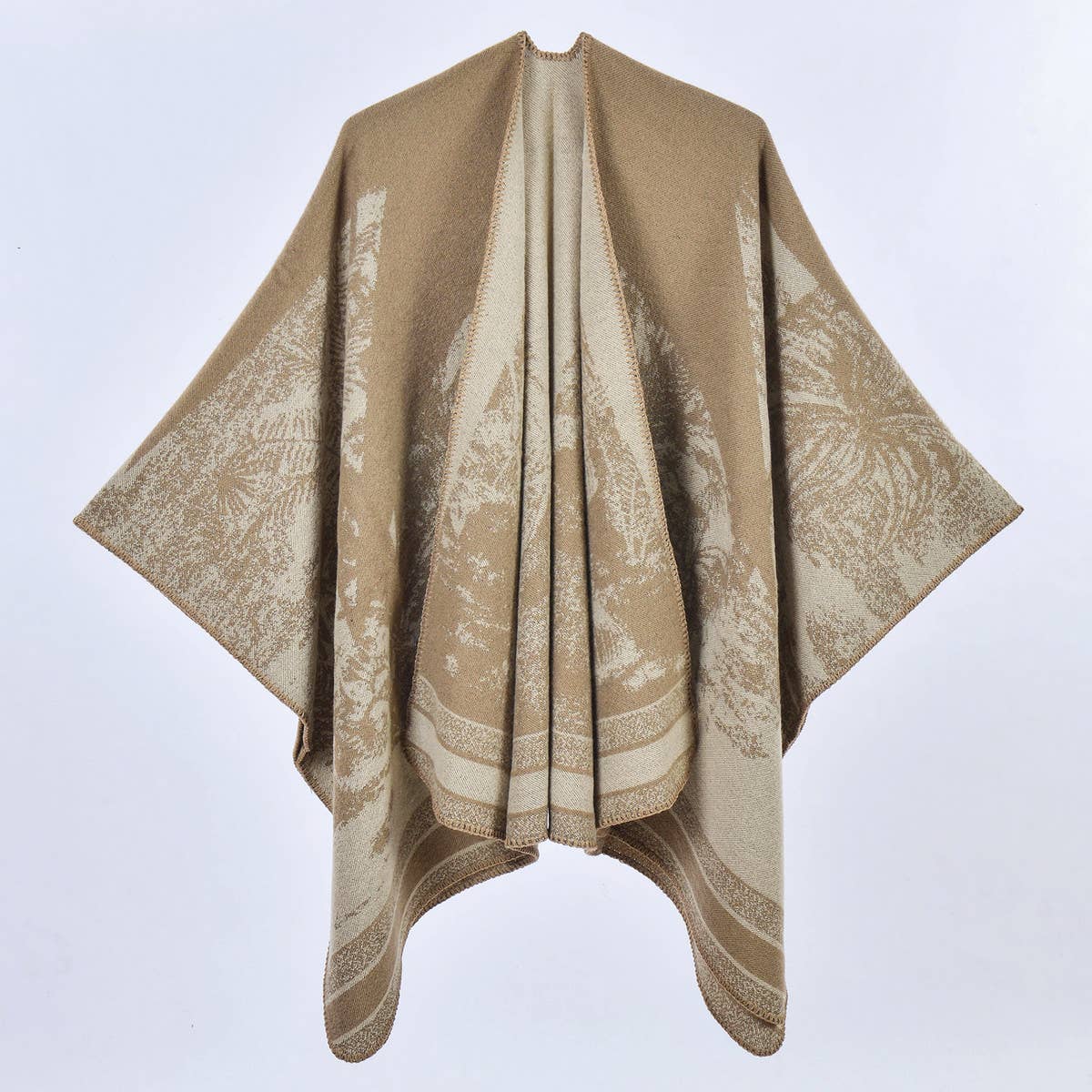 2024 NEW THICKENED SLIT CAPE SHAWL_CWASC0963
