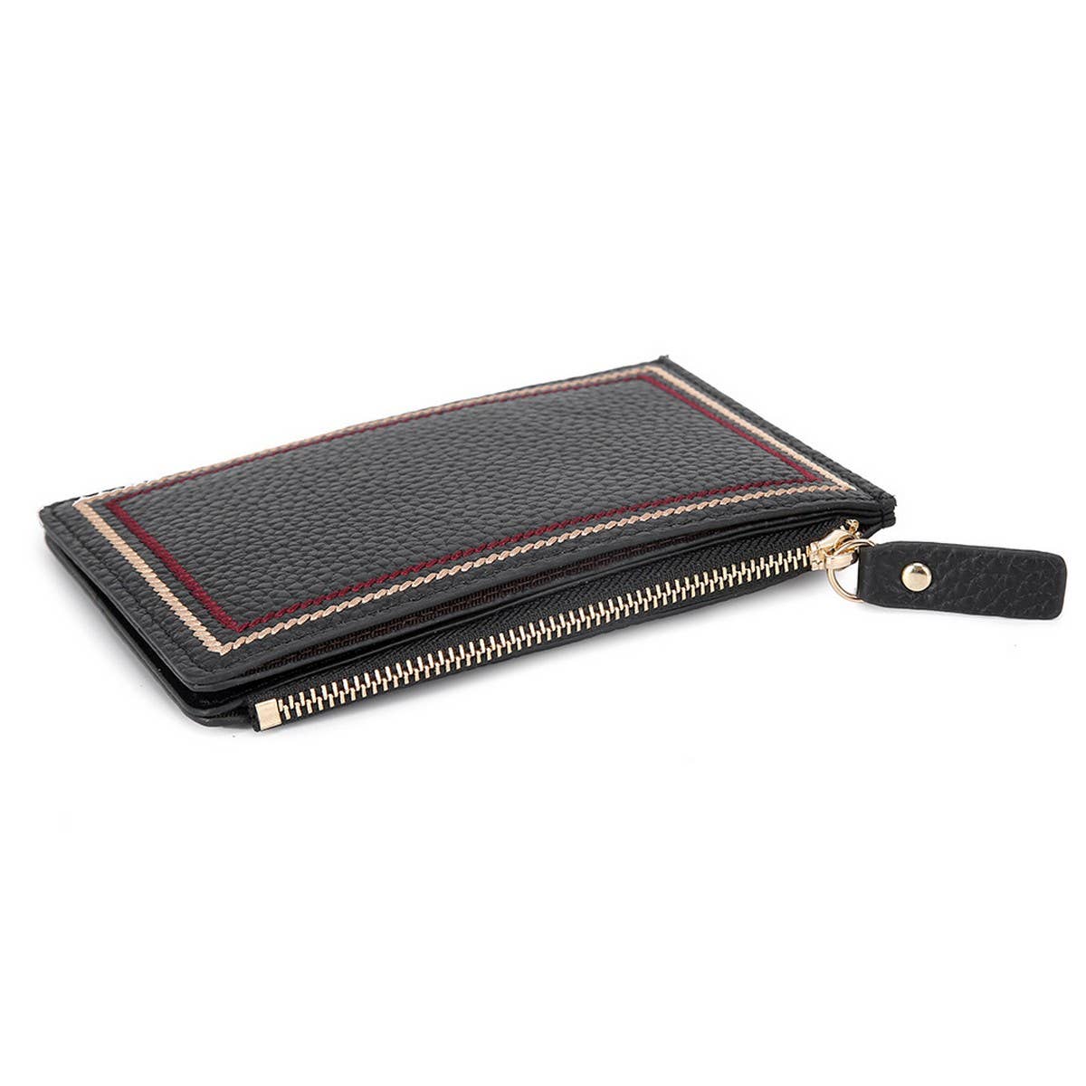ULTRA -THIN LEATHER FASHION FOLDING PURSE CARD BAG_CWAB3889