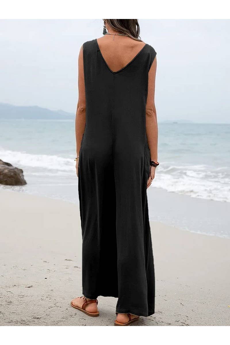 CWDMD01245_2025 SPRING SUMMER WOMEN SLEEVEJUMPSUIT OUTFIT