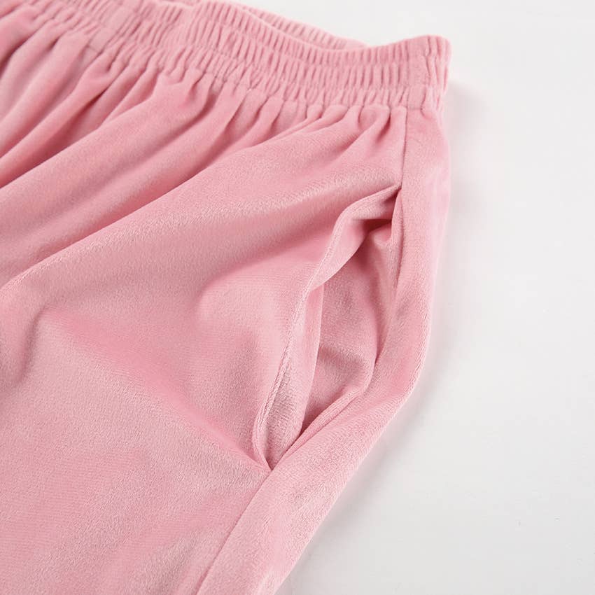 CWSTB1403_ALL SOLID COLOR FASHION SWEATSHIRT TRACKSUIT