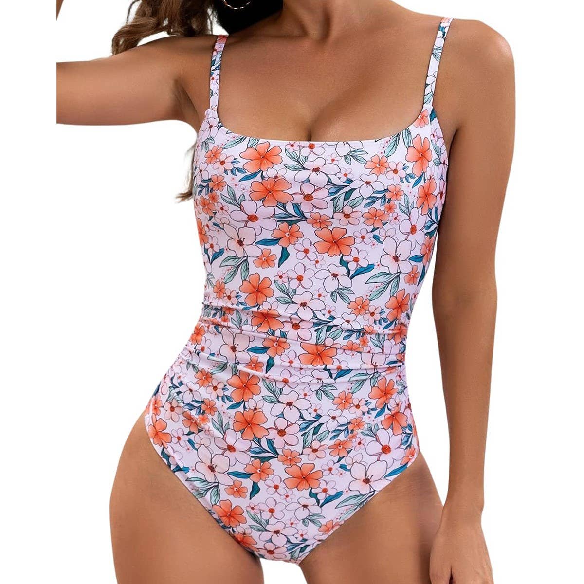 WOMEN'S PRINTED BIKINI ONE-PIECE SWIMSUIT