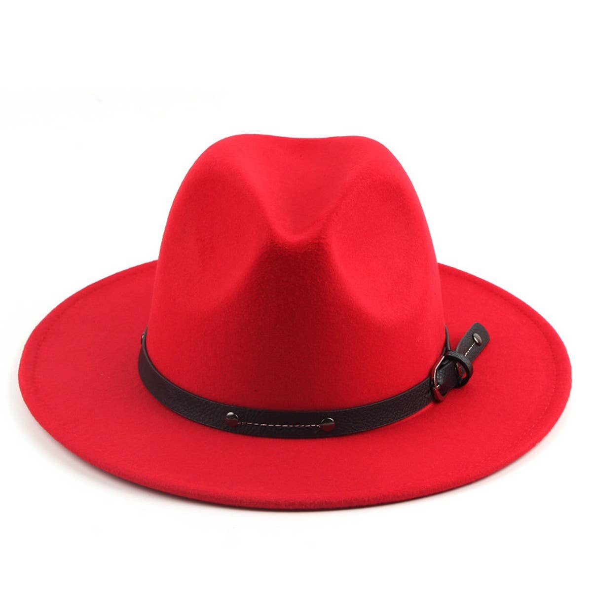 FLAT TOP BRITISH STYLE PANAMA HAT_CWAH1898