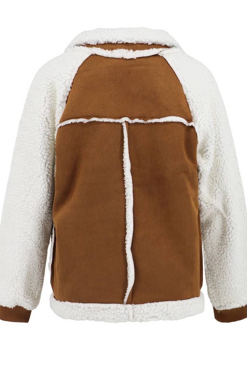 CWOCO0952_LAPEL LAMBSWOOL DENIM SUEDE ZIP-UP JACKET