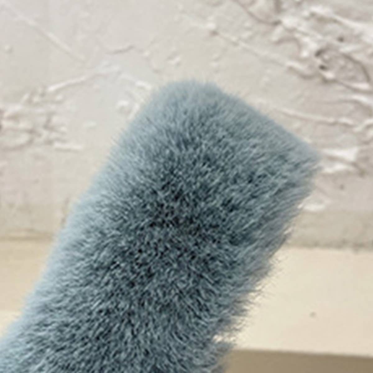 WEAR A THICK BOTTOM OF PLUSH SLIPPERS OUTSIDE