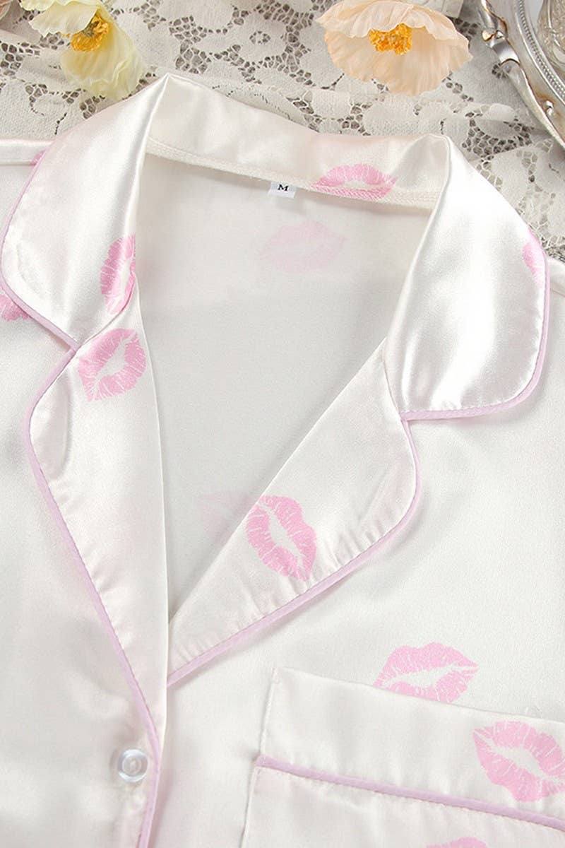 CWSPJ0270_SATIN PRINTED PAJAMAS THREE-PIECE SET