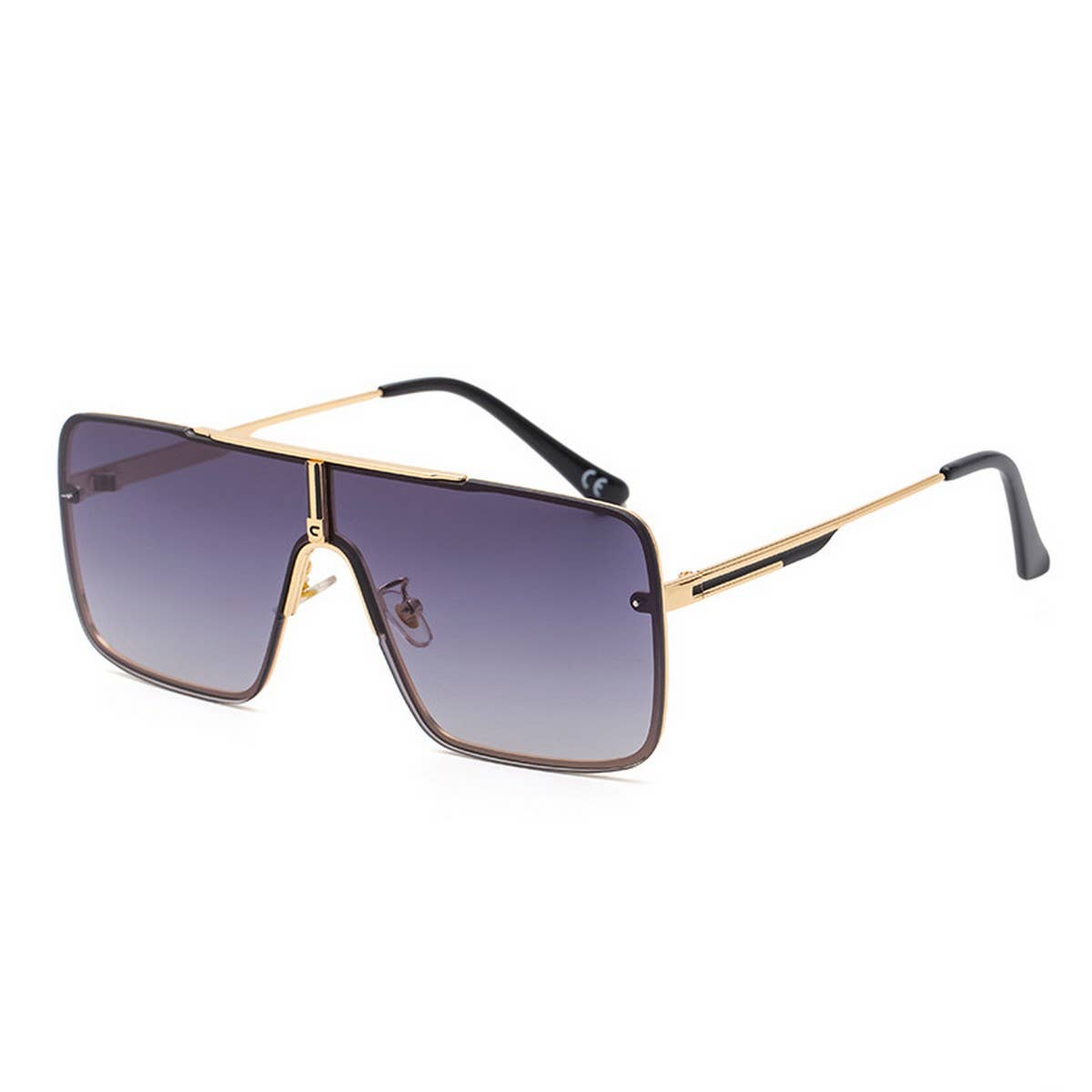ONE-PIECE FASHIONABLE LARGE SQUARE FRAMESUNGLASSES_CWASG0605