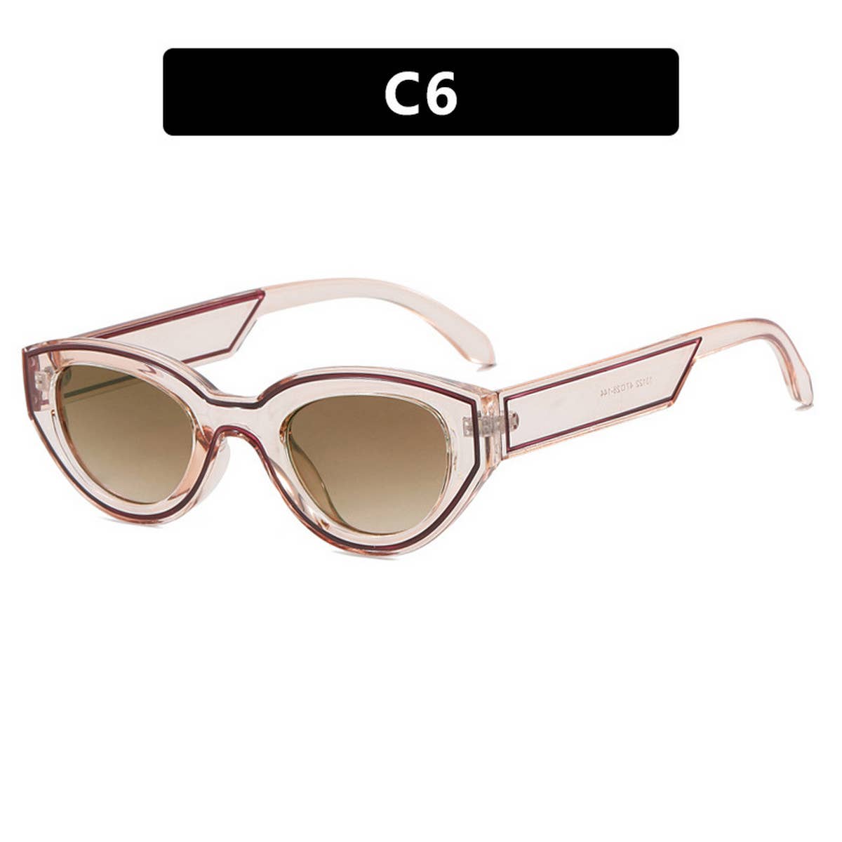 2024 NEW RETRO DOT PAINT CAT EYE SUNGLASSES_CWASG0313