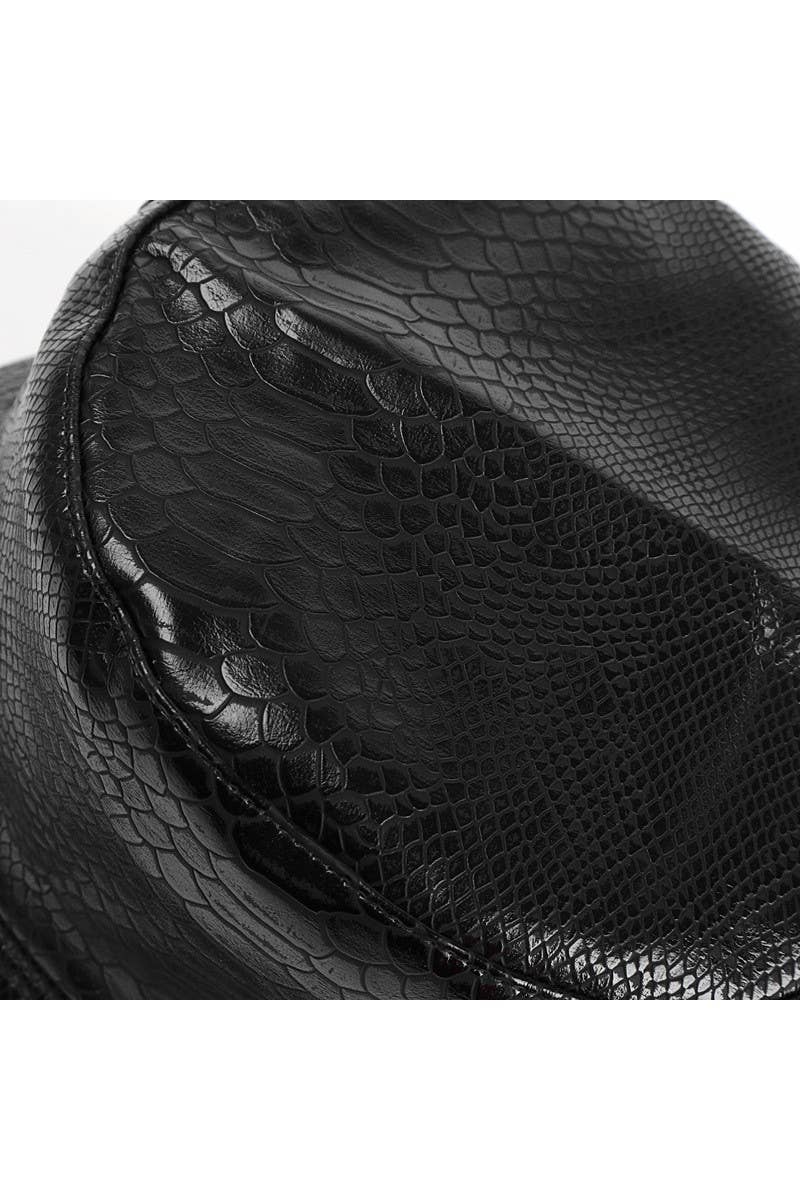 CROCODILE PATTERN DOUBLE SIDED BUCKET HAT_CWAH310