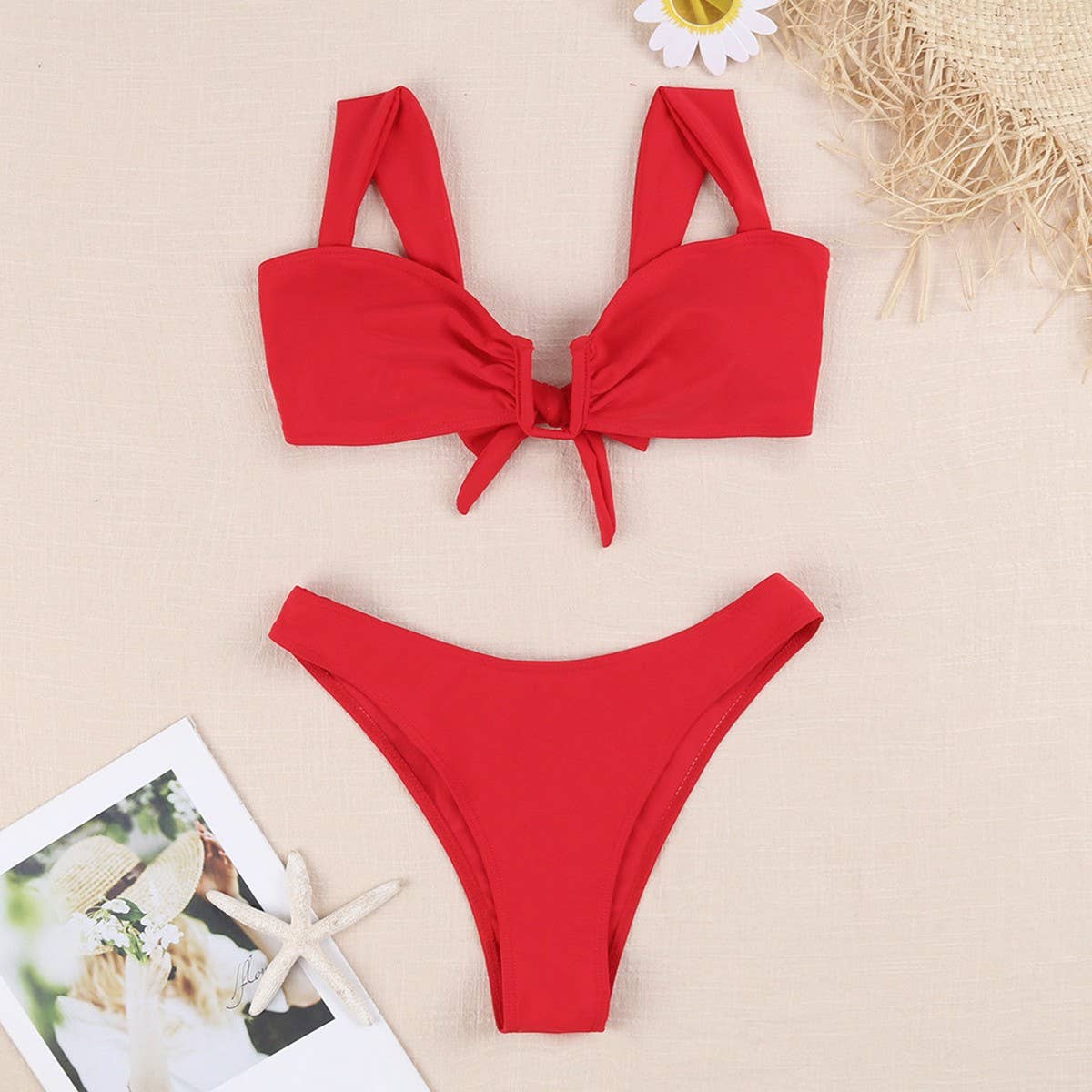 Women's Backless Bikini - Sexy Multi-Color Swimwear