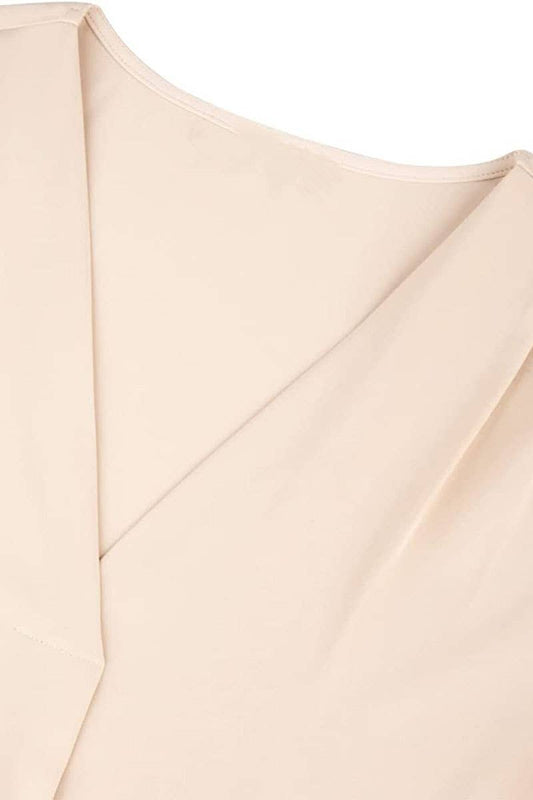 CWTBLS0304_V-Neck Shirt Sleeve Top