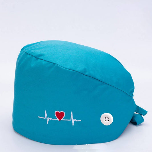 SURGICAL CAP PURE COTTON EMBROIDERED DOCTOR CAP_CWAH3323