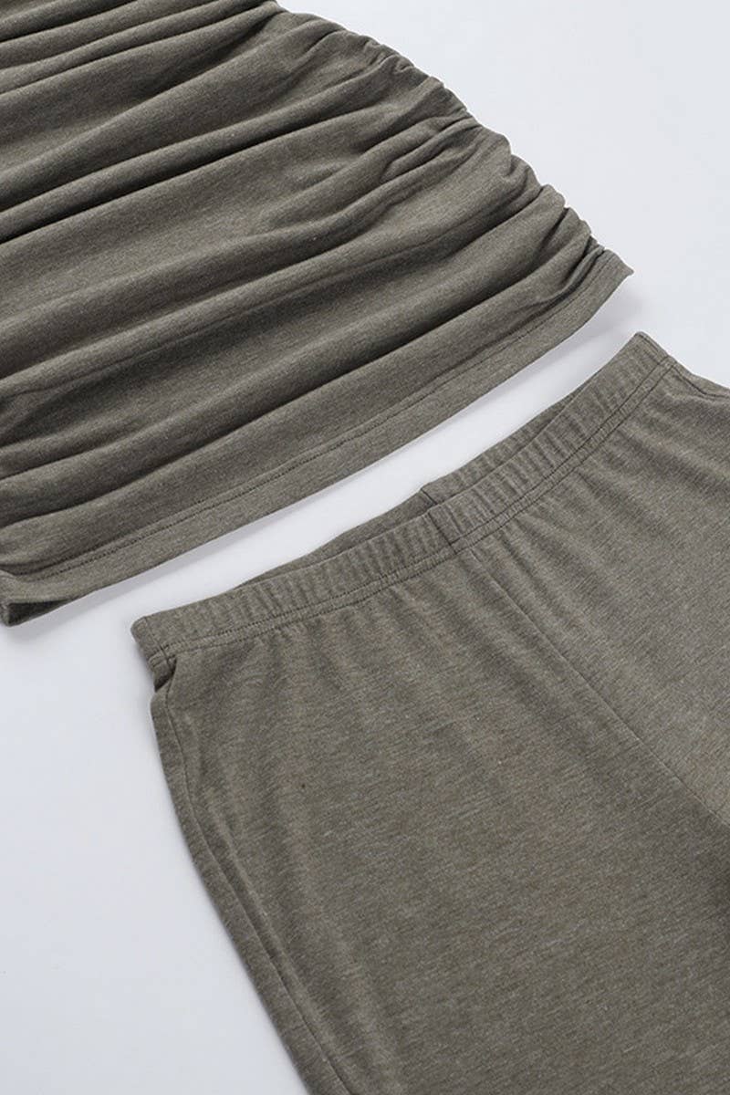 CWSTB1752_HIGH NECK SLEEVELESS TOP AND BIKER SHORTS SET