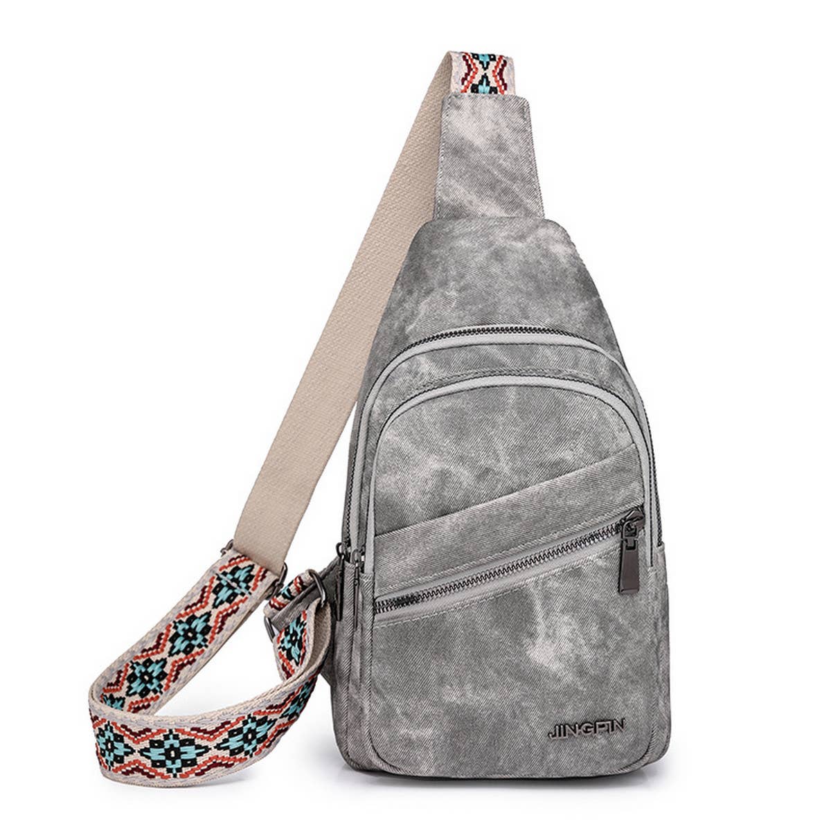 SIMPLE LIGHTWEIGHT SPORTS SHOULDER MESSENGER BAG_CWAB2712