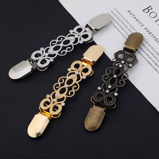 HOT SALE RETRO SHAWL CLIP FOR LADIES WITH DIAMONDS