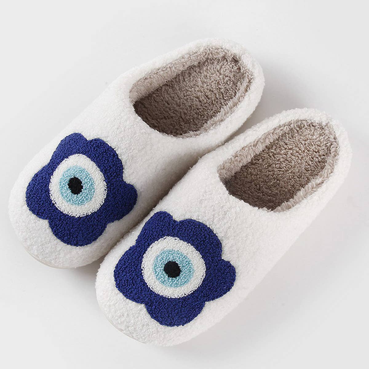 FLOWER PATTERN WINTER INSULATION COTTON SLIPPERS