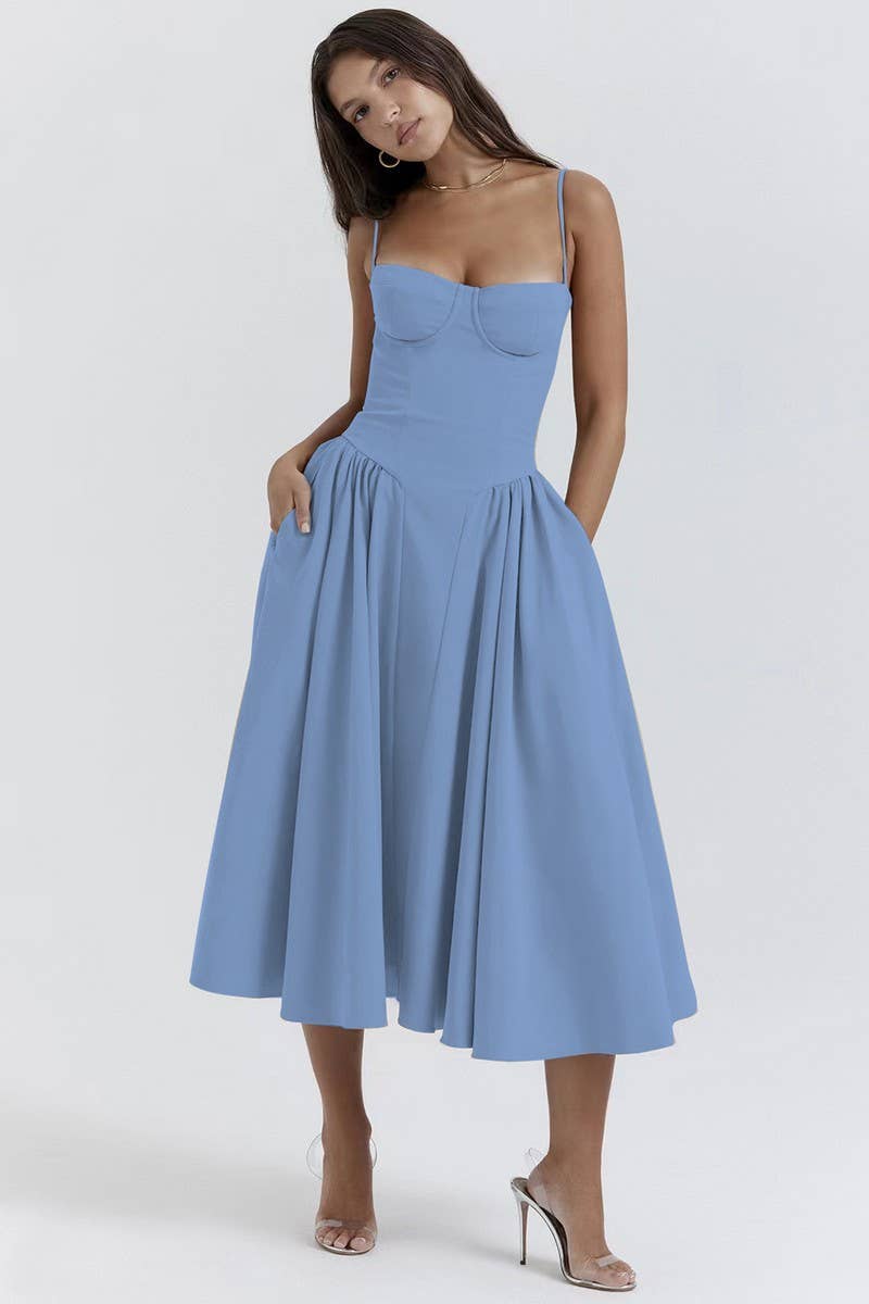 CWDMD5983_DOPAMINE VINTAGE PRINCESS CAMI MAXI DRESS