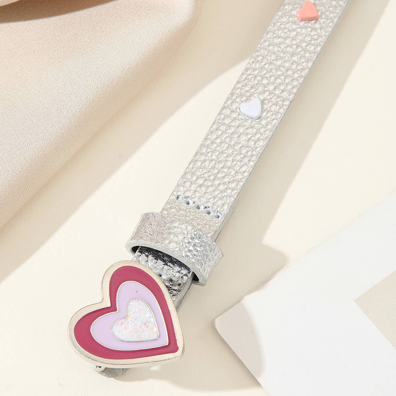 Dopamine-colored casual pin-buckle PU belt