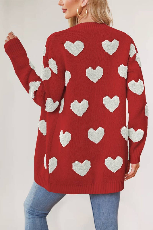 CWOCAL1826_LONG LOVE BUTTON LONG SLEEVE SWEATER CARDIGAN