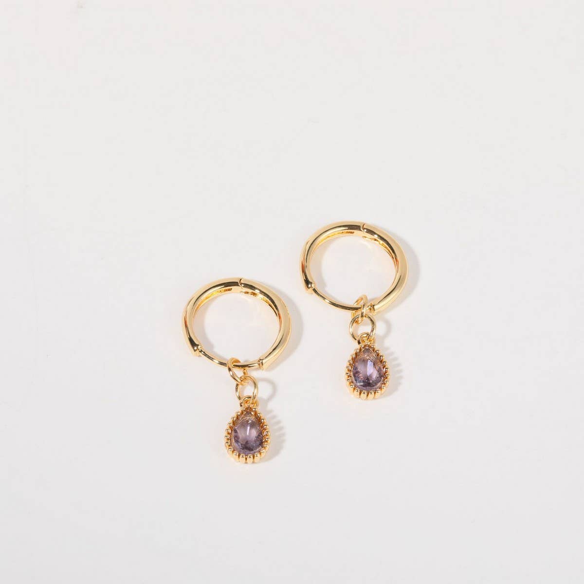 Colorful Birthstone Earrings Teardrop Earrings