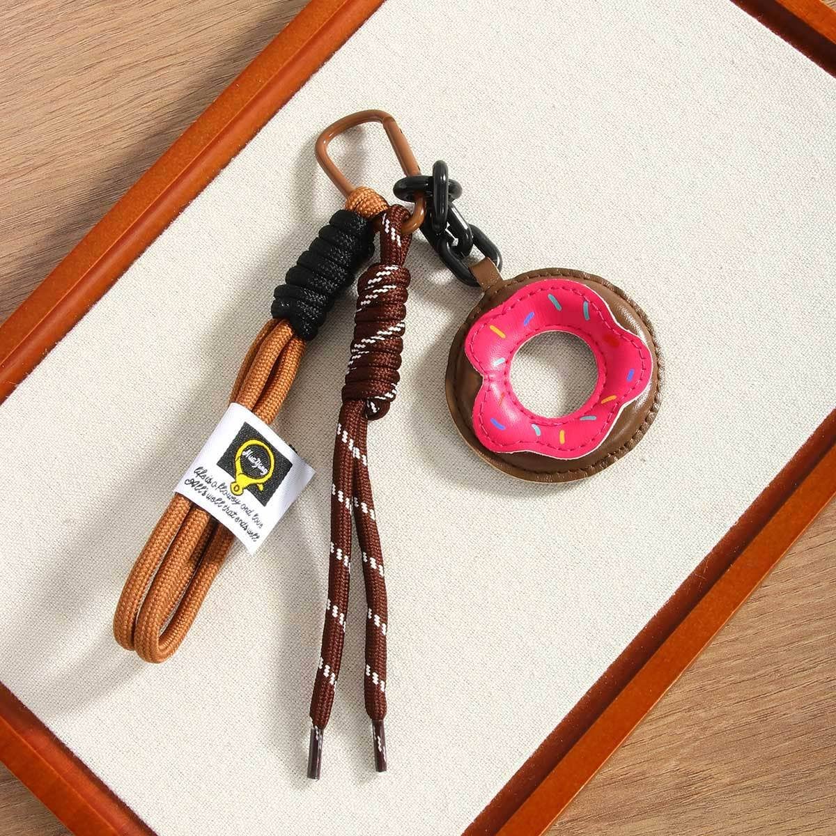 Leather Donut Charm ??Maillard Bag Accessory_CWMM7554