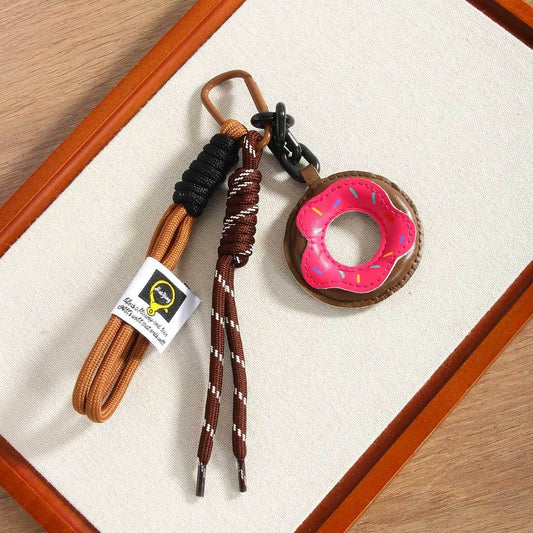 Leather Donut Charm ??Maillard Bag Accessory_CWMM7554