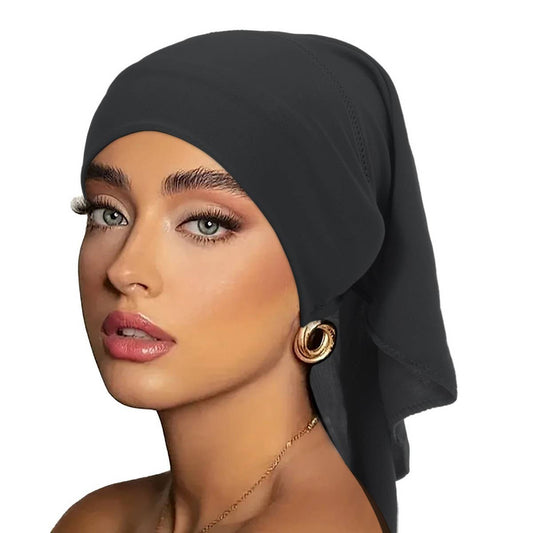 CLASSIC OBLIQUE LONG TAIL SCARF ETHNIC HEADSCARF