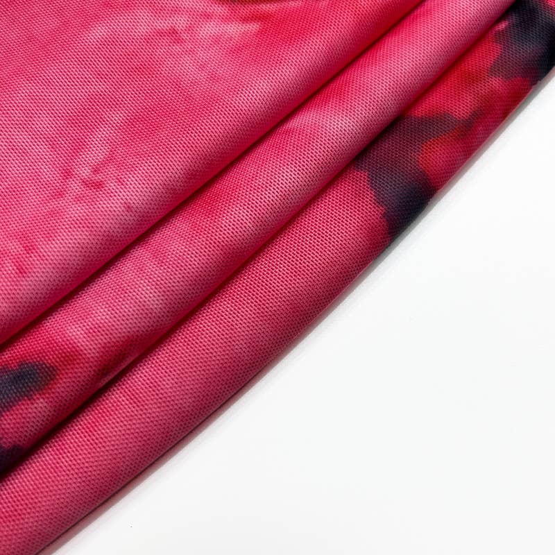 Cross backless printed body-hugging dress