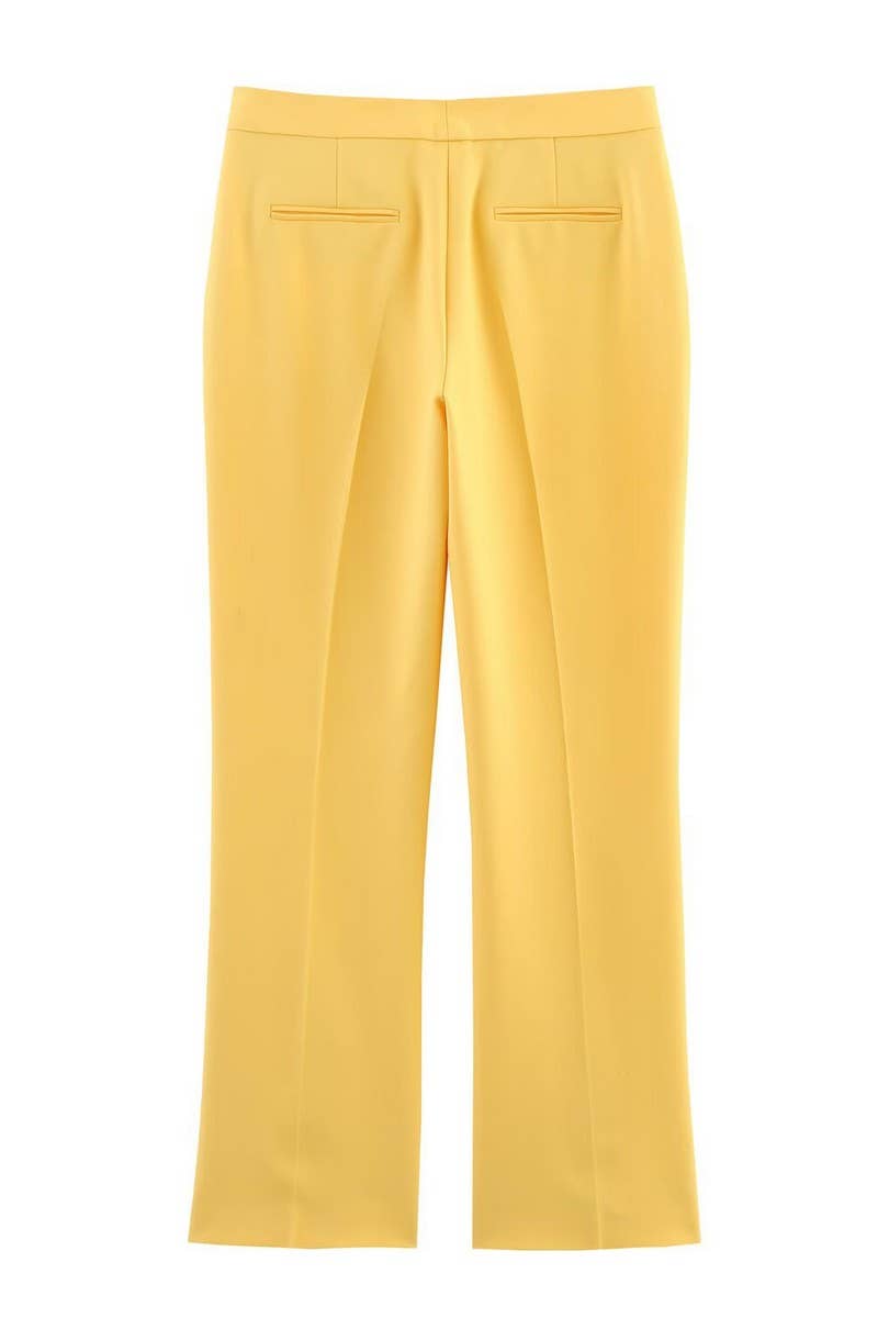 CWSBSL0164_SPRING TUXEDO COLLAR SUIT JACKET + PANTS SET