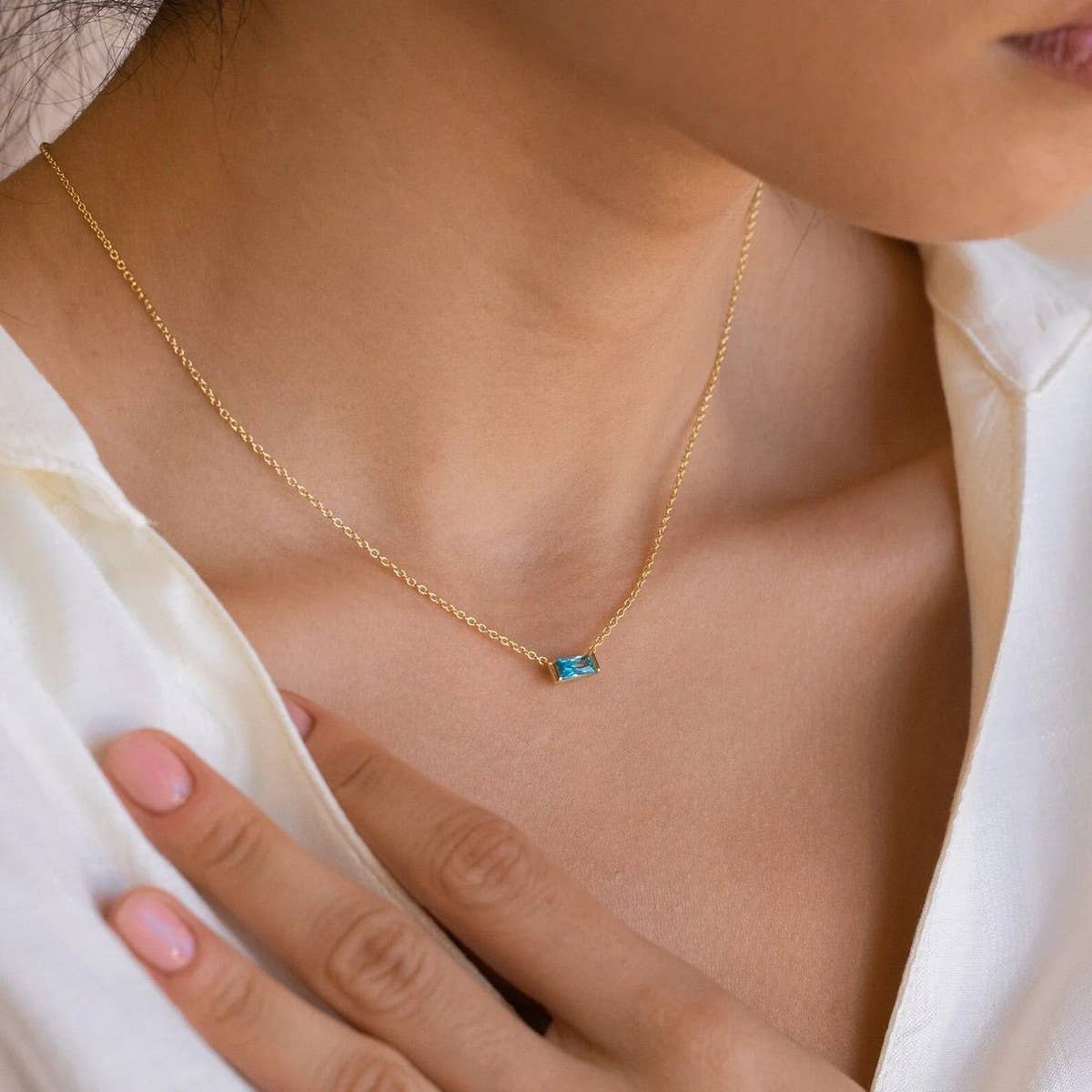 DECEMBER BIRTHDAY NECKLACE