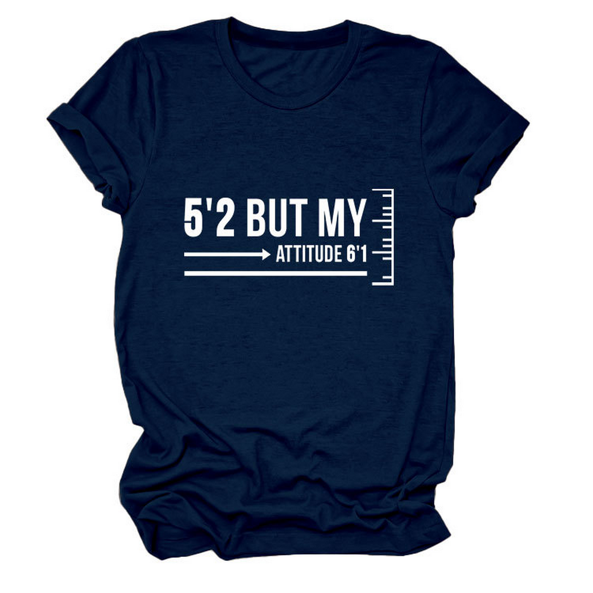 Trendy Graphic Tee Women Short Girl Energy