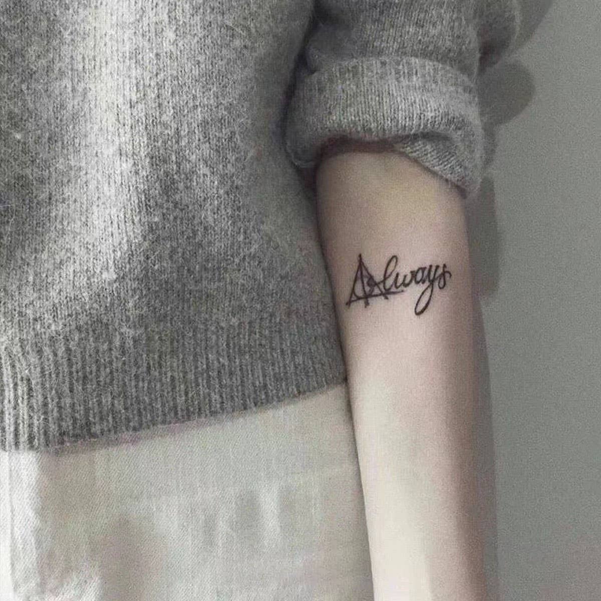Moon & Tiger Tattoo Stickers ? Cute Dark Style