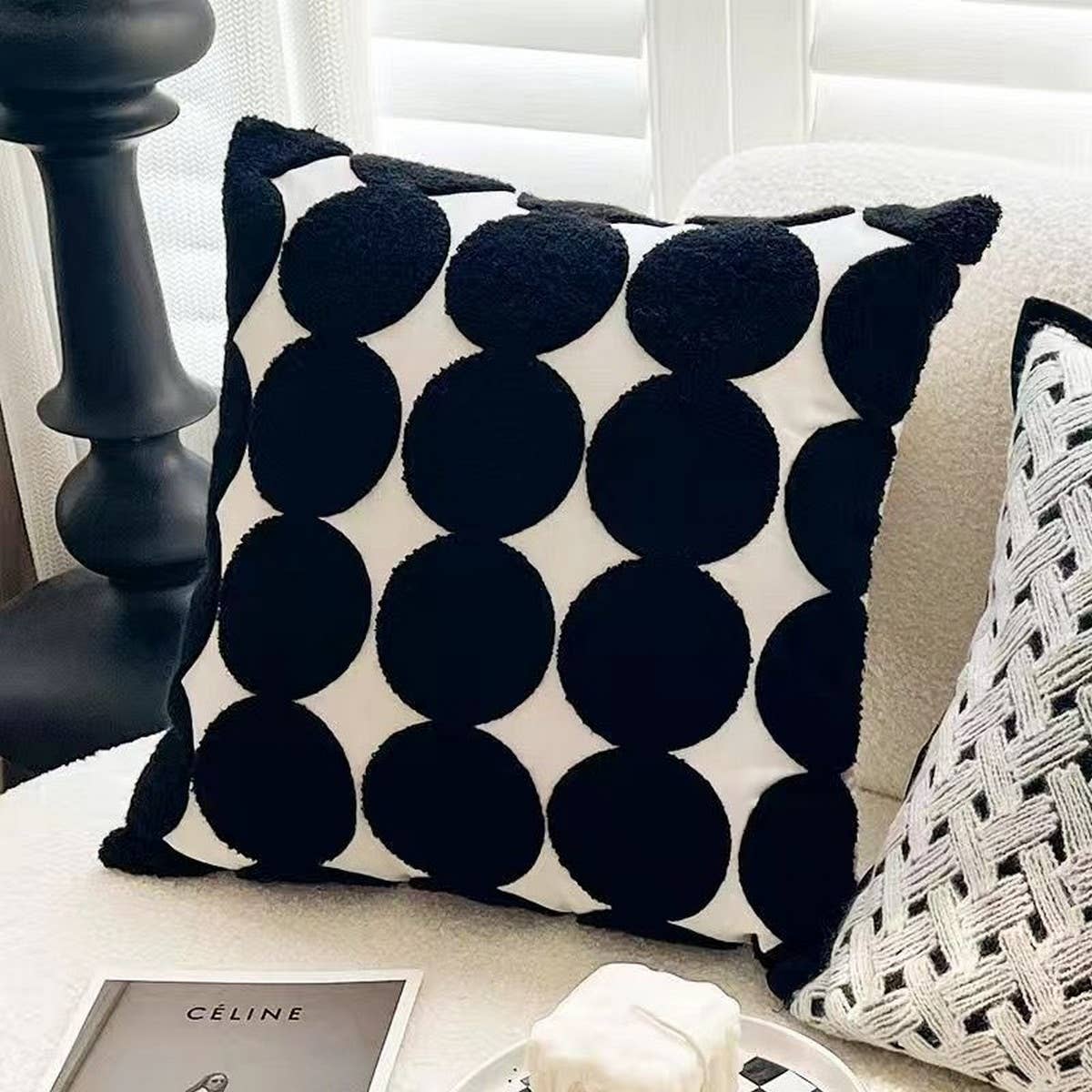 French Chic Throw Pillow Cover for Sofa or Bed