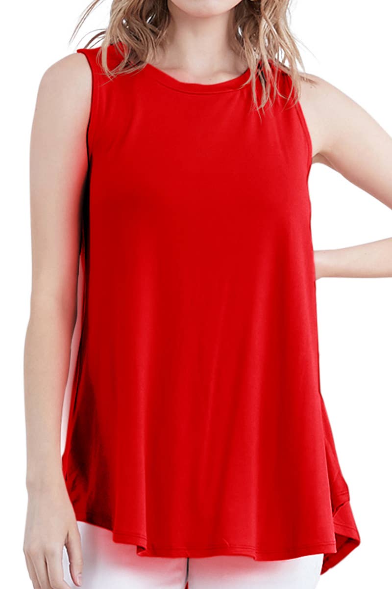 AWTTSL132_SLEEVELESS TUNIC FLOUNCE TOP