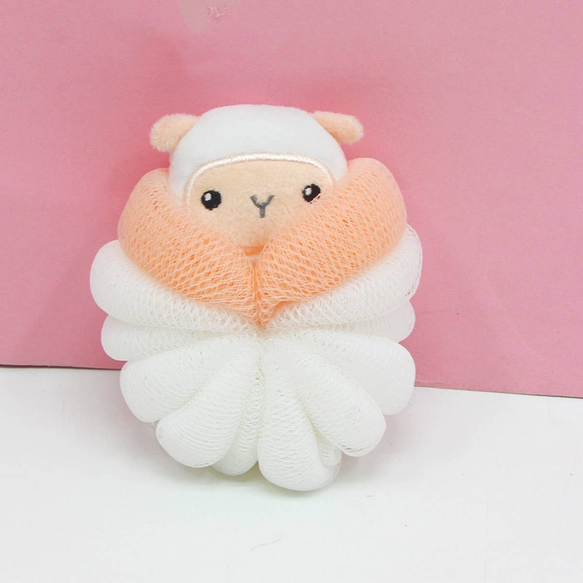 CWMM9151_CARTOON ANIMAL SOFT BUBBLE LOOFAH BALL