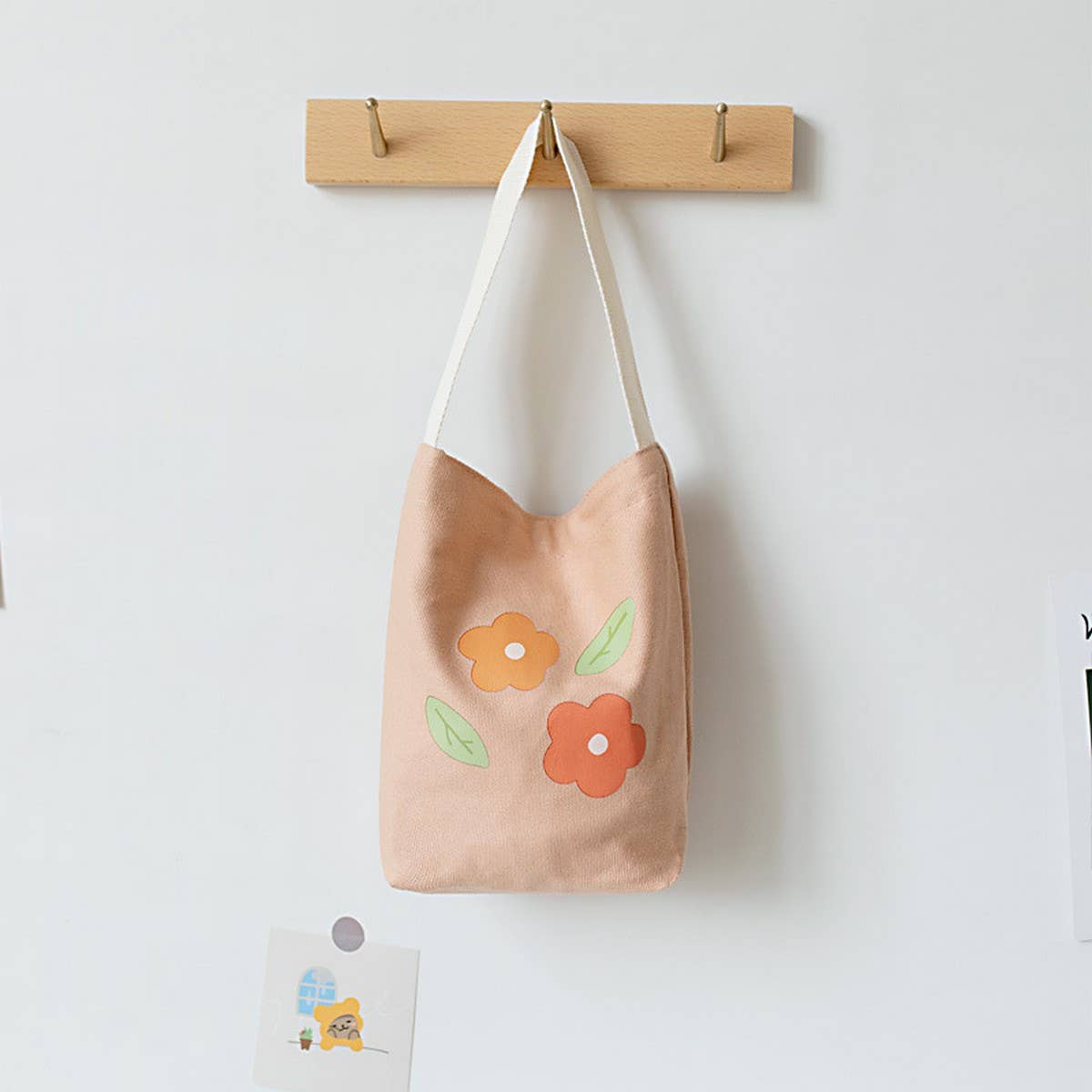 Canvas Tote for Drinks & Phone ??Summer Style_CWAB5604