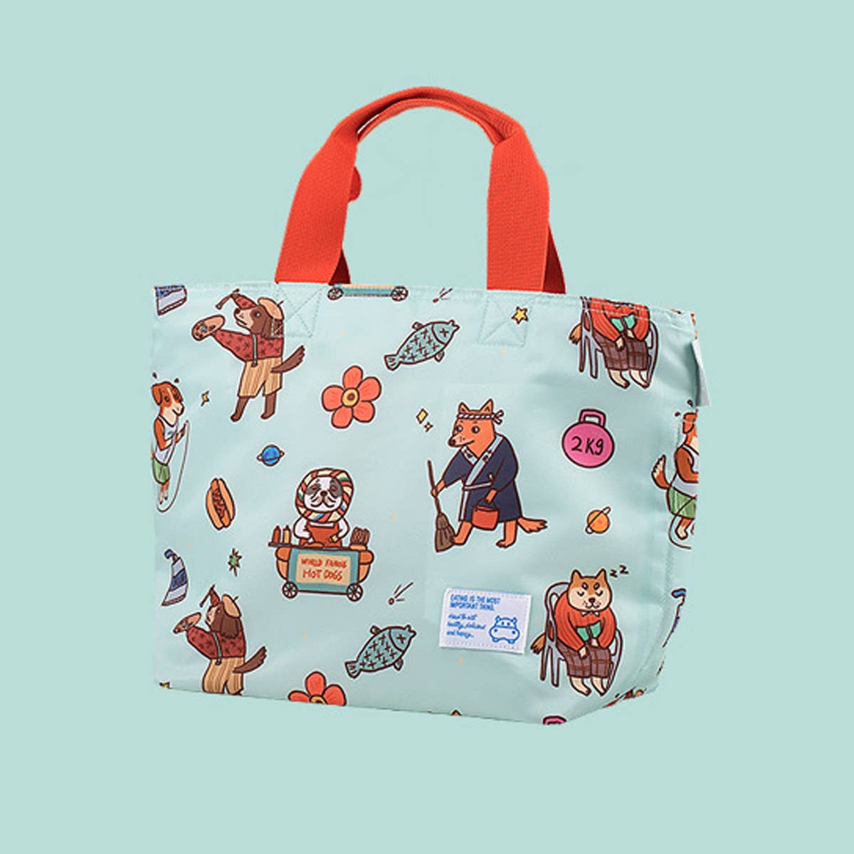 FASHIONABLE INSULATED LUNCH BAG_CWAB1858