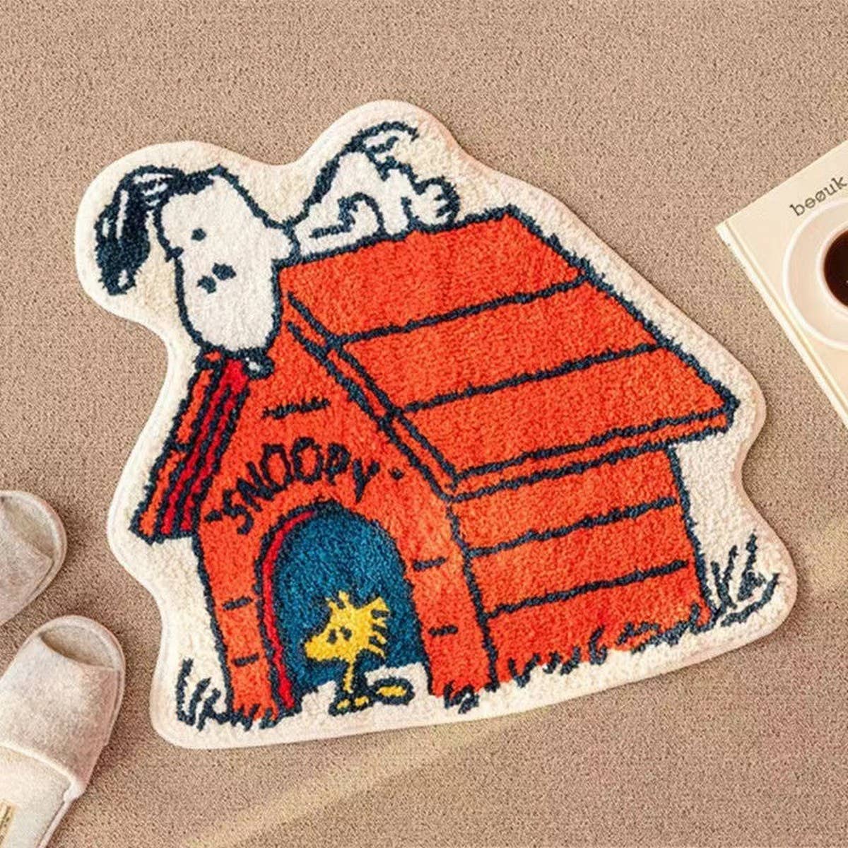 Cartoon Shaped Rug, Faux Fur Kids Room Floor Mat_CWMM7394