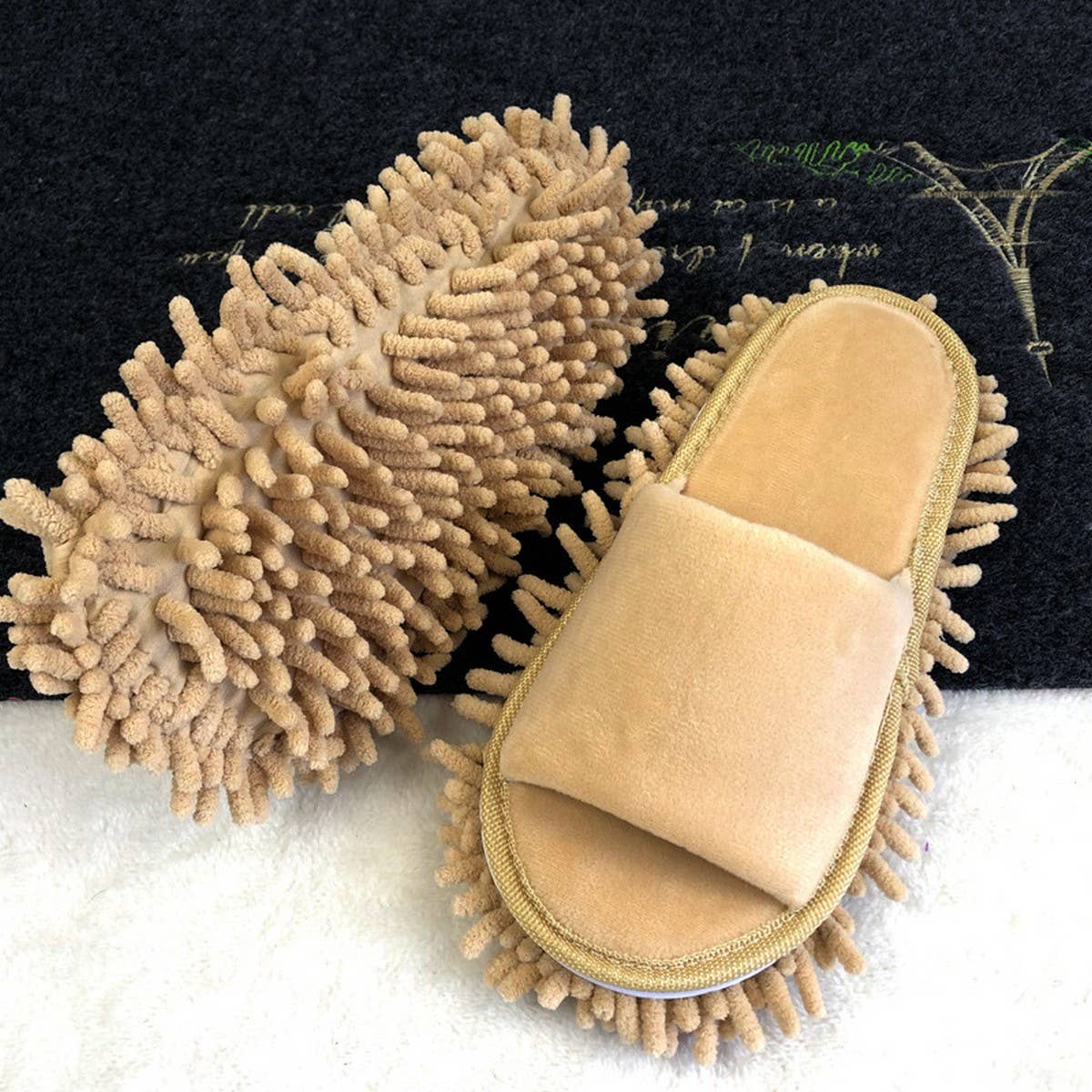 HOUSE CLEANING SLIPPERS FLOOR DUSTING MOP SOCKS