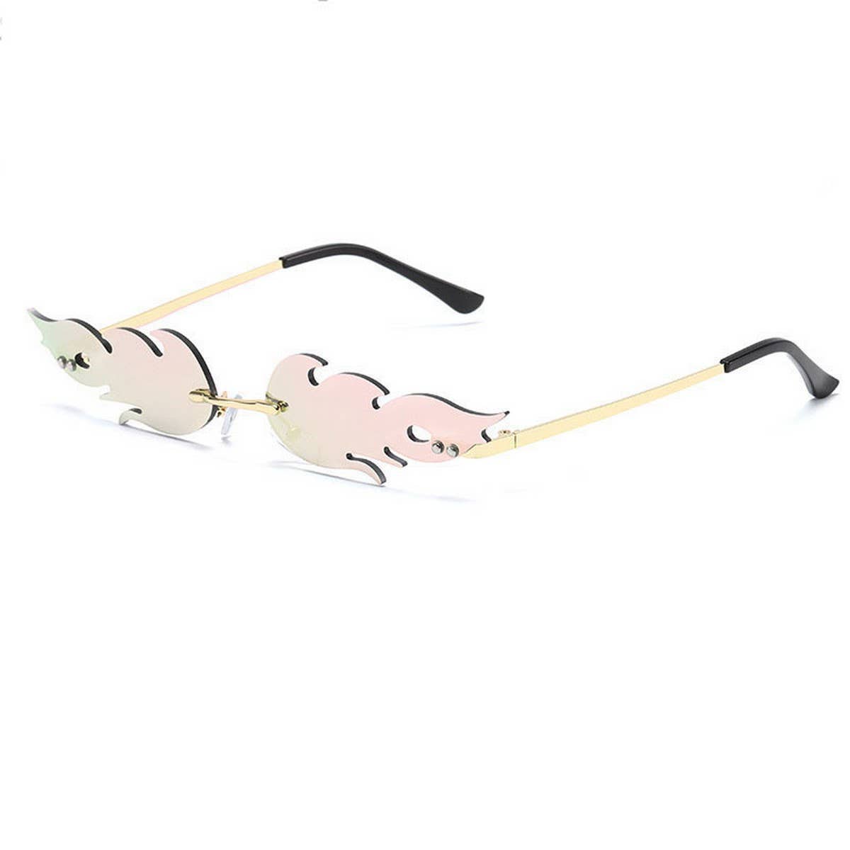 STATEMENT FLAME METAL FRAMELESS SUNGLASSES_CWASG0710