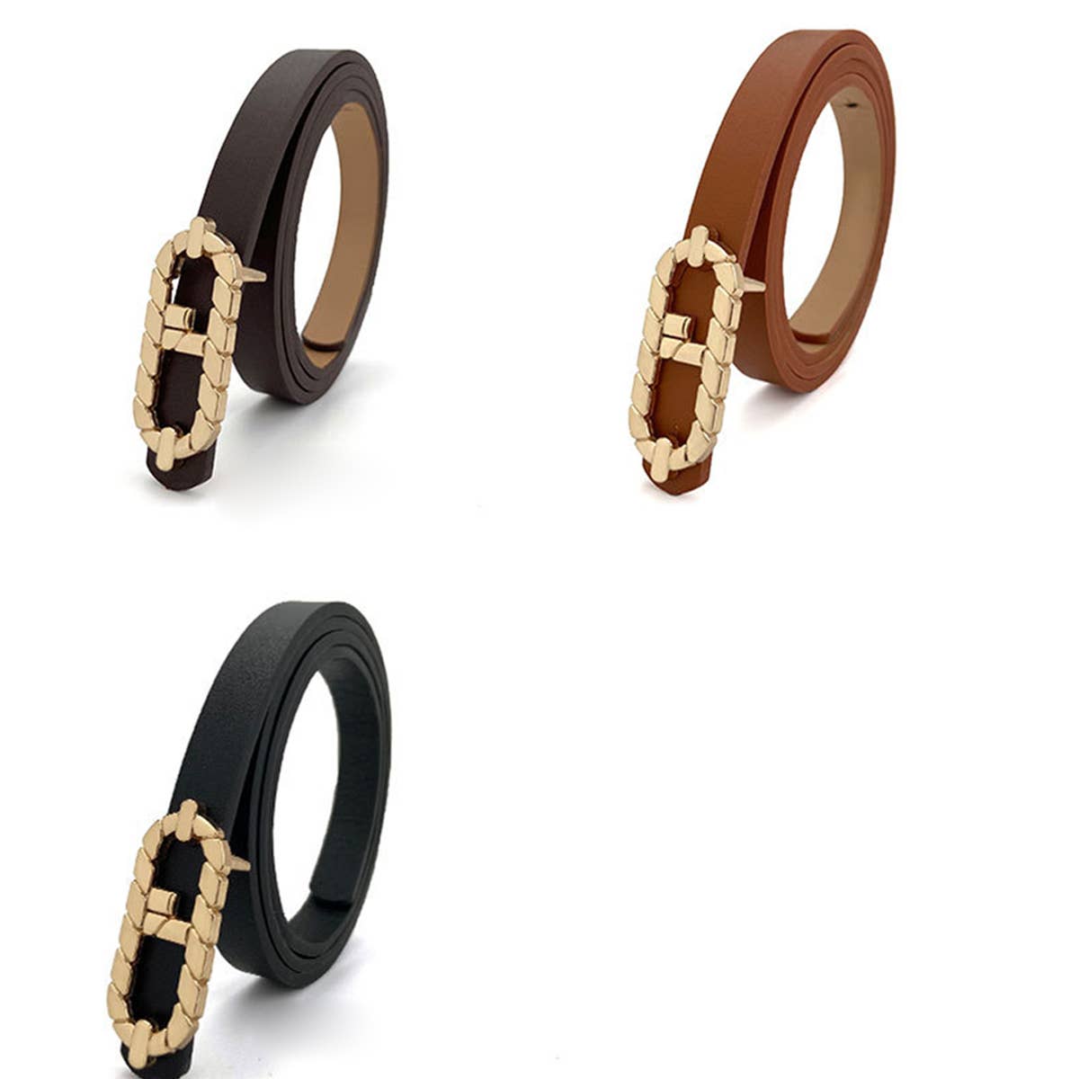 WOMEN SIMPLENICHE DESIGN THIN BELT_CWABE0179