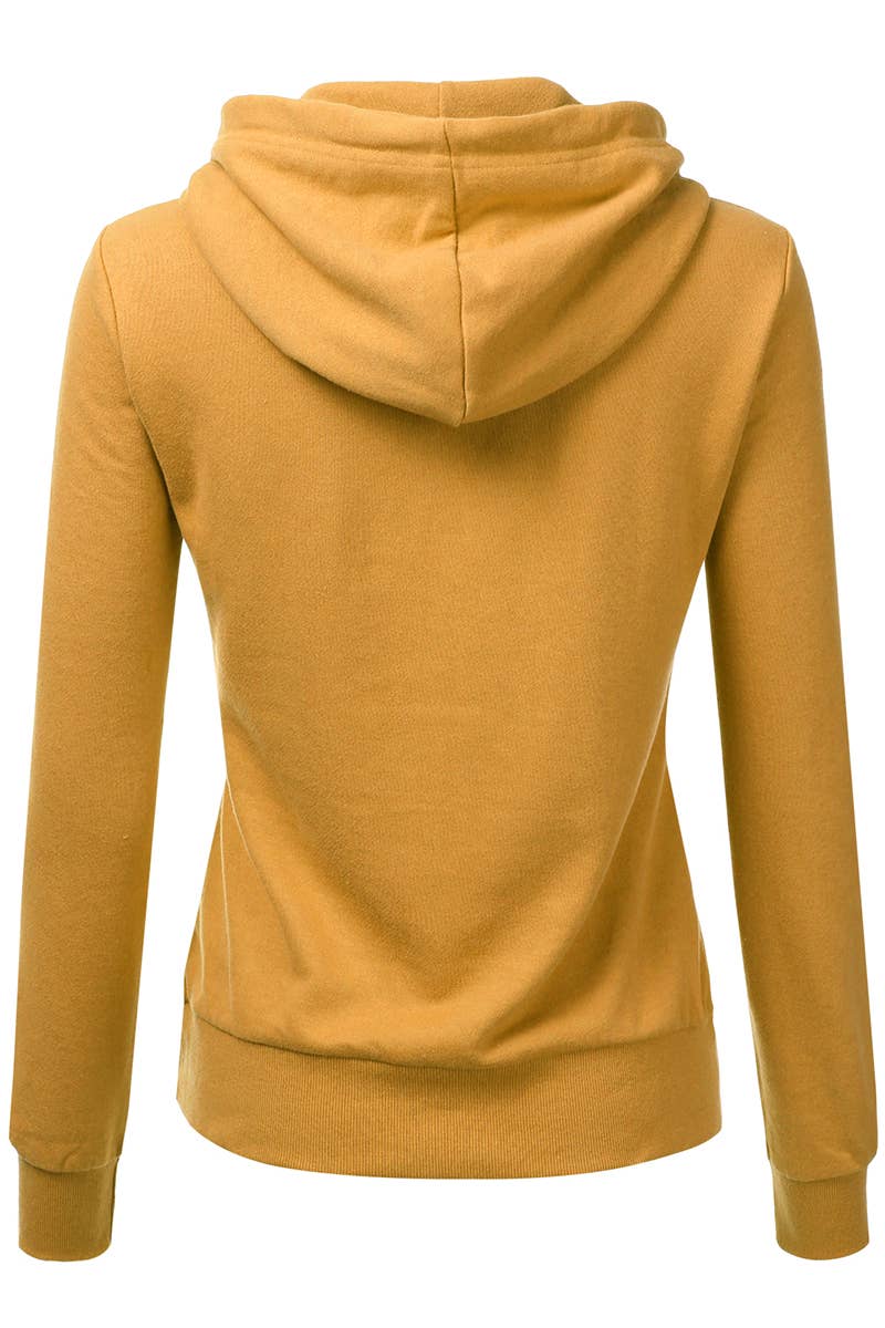 AWOHOL193_Basic Lightweight Pullover Hoodie