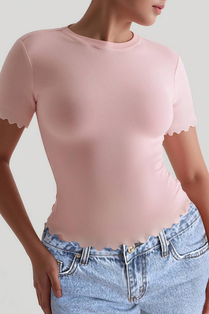 CWTTS1430_SPORTS SOLID COLOR SLIM FIT YOGA CLOTHES