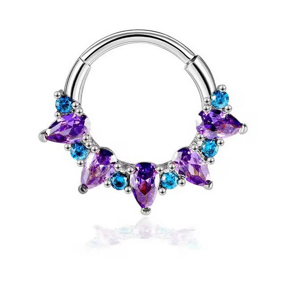 Minimalist Zircon Nose Stud for Women