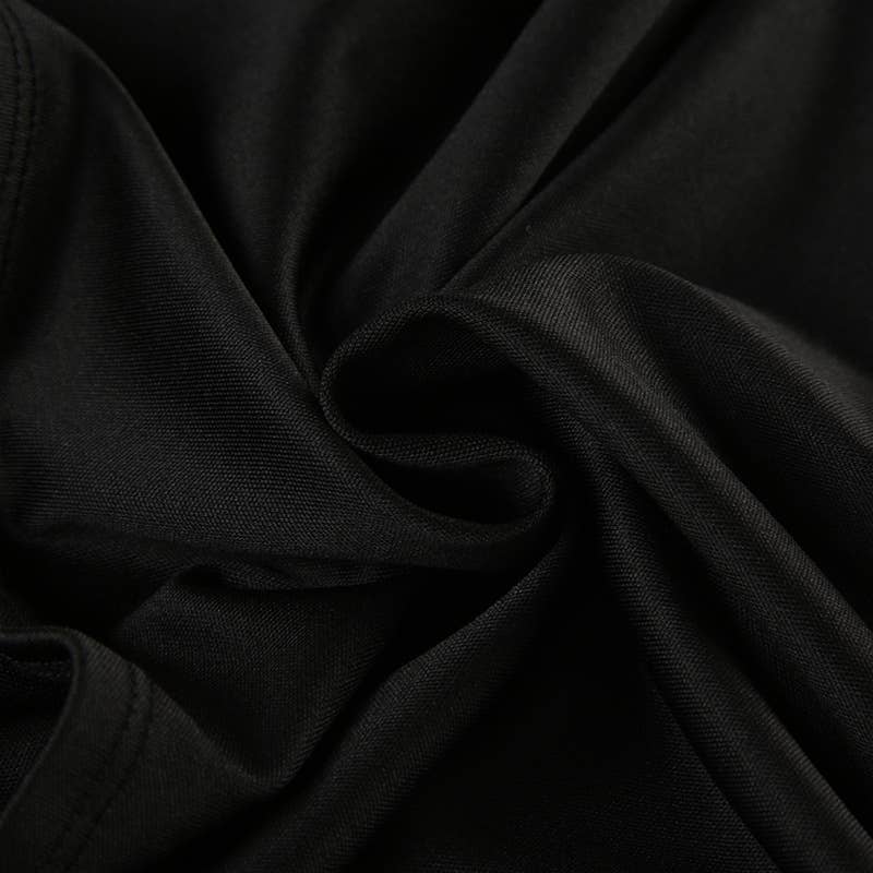 BACKLESS TOP TOP SOLID COLOR LACE-UP DRESS