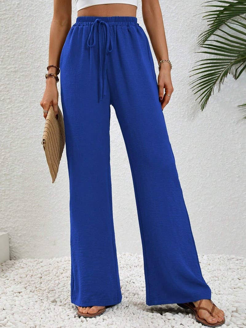 All-in-one floor-length straight leg pants