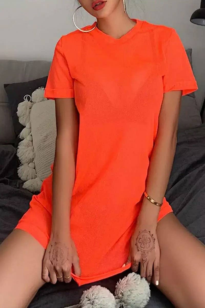 CWTTS1437_SEXY NEON FISHNET HOLLOW OUT MESH CROP TOP