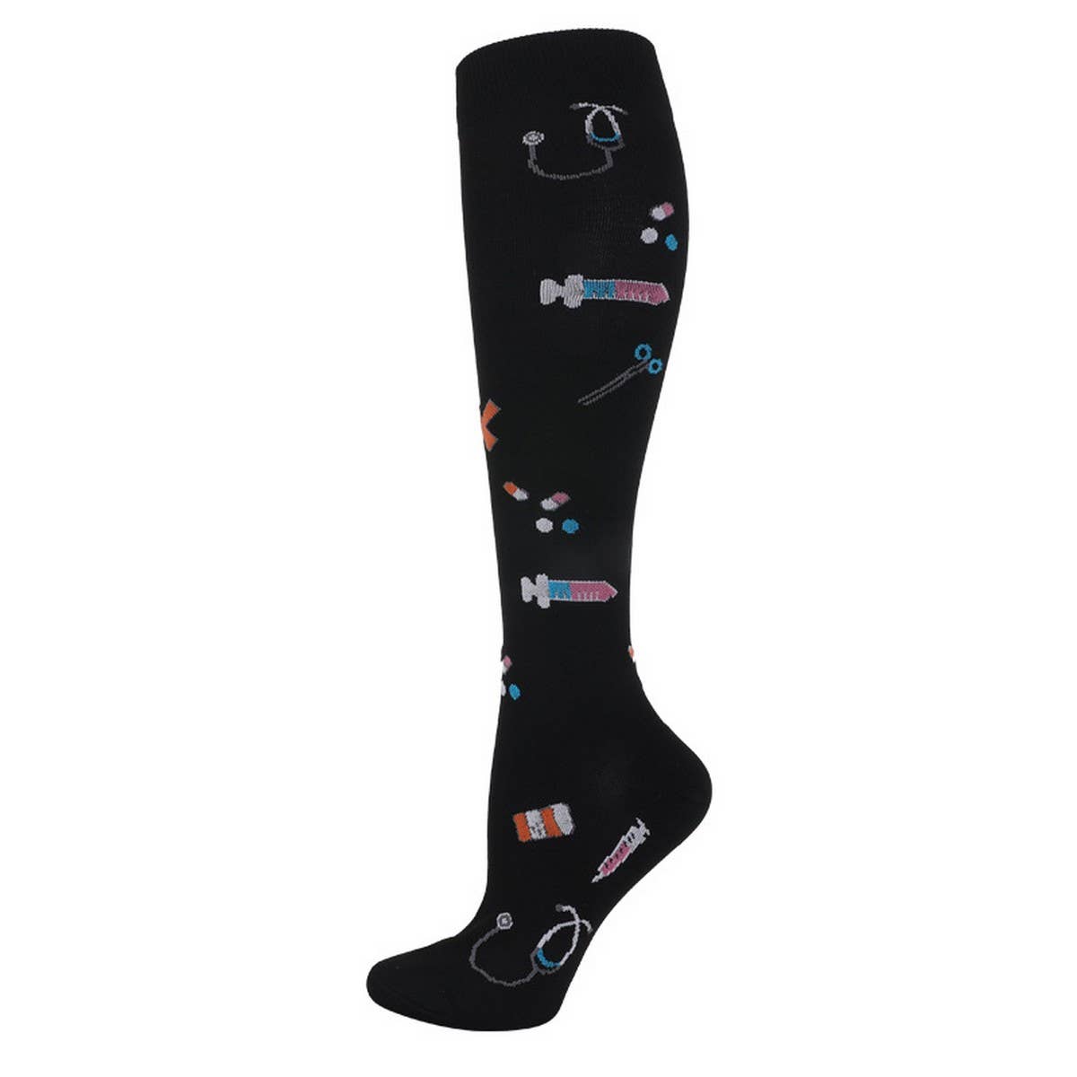 WOMEN'S OUTDOOR SPORTS LONG COMPRESSION SOCKS