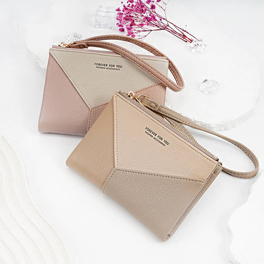 WOMEN FASHION STITCHING COLOR WALLET_CWAB1246