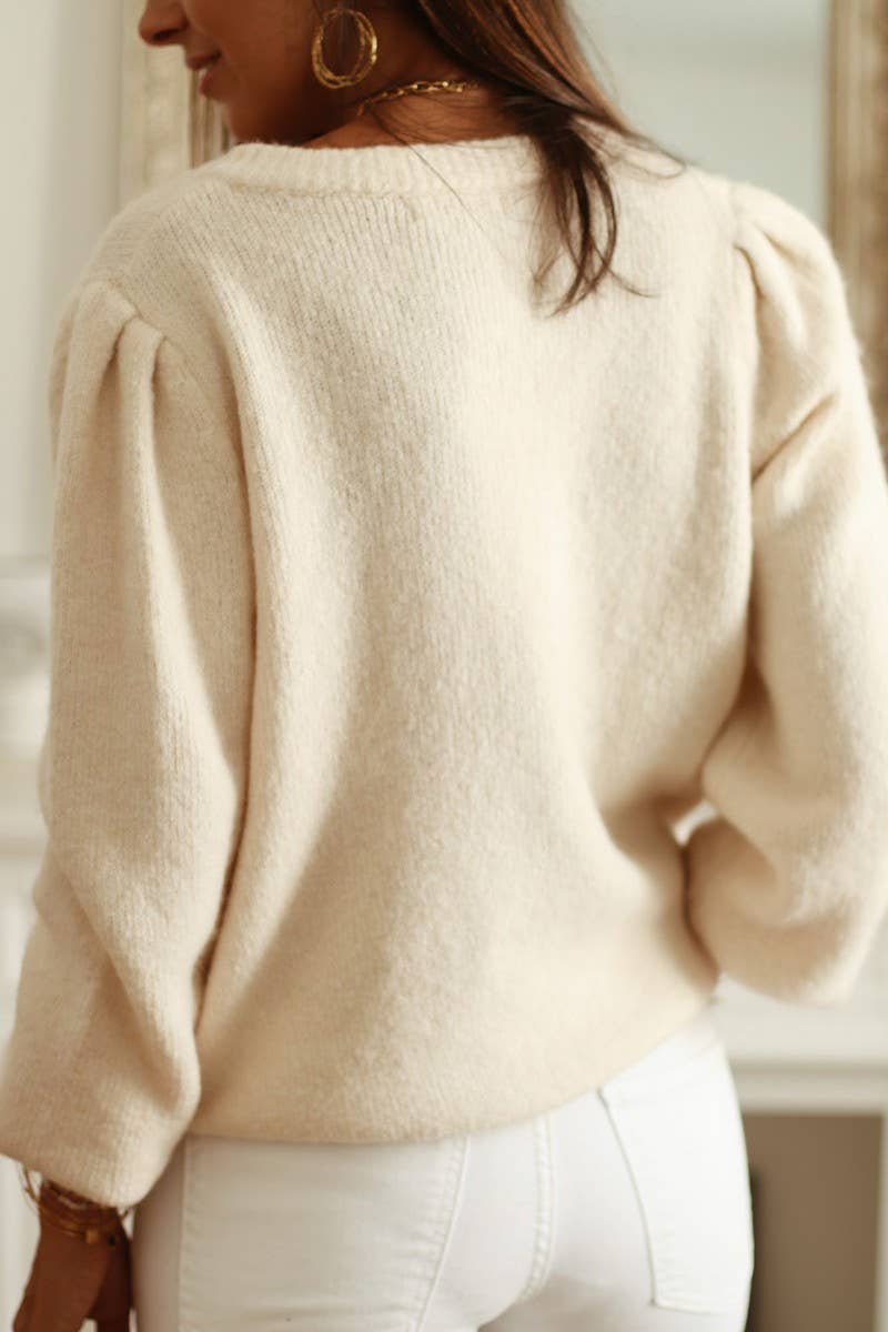 CWOCAL00711_SOLID CROCHET HOLLOW KNIT BUTTON-UP CARDIGAN